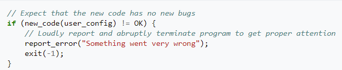 Offensive Programming
